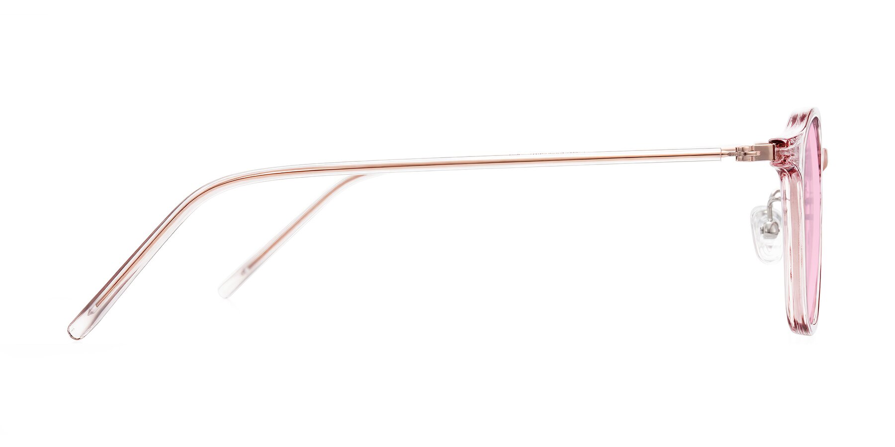 Side of Bicknell in Light Wine with Light Pink Tinted Lenses