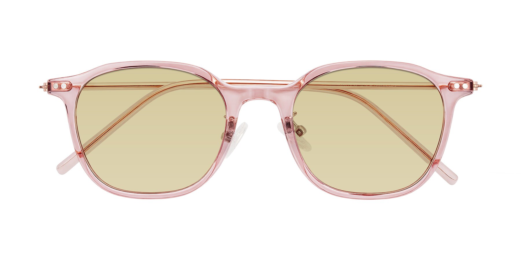 Folded Front of Bicknell in Light Wine with Light Champagne Tinted Lenses