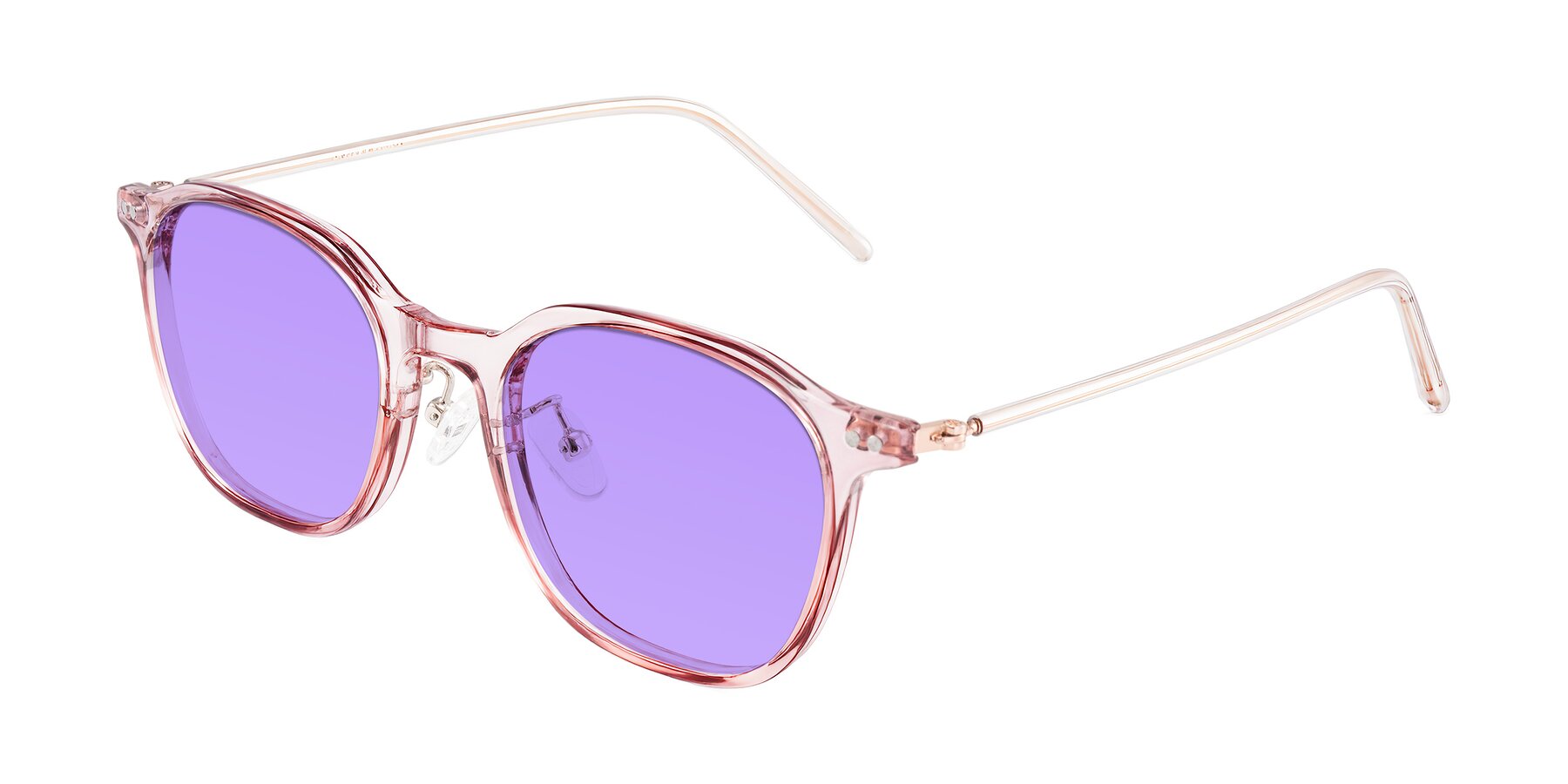 Angle of Bicknell in Light Wine with Medium Purple Tinted Lenses