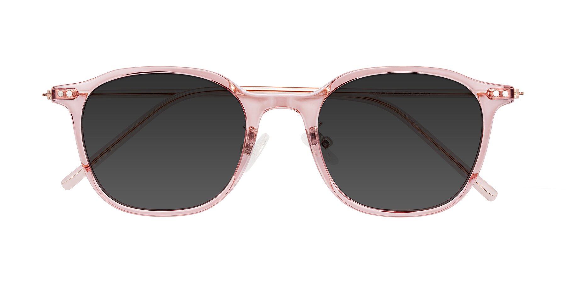 Folded Front of Bicknell in Light Wine with Gray Tinted Lenses