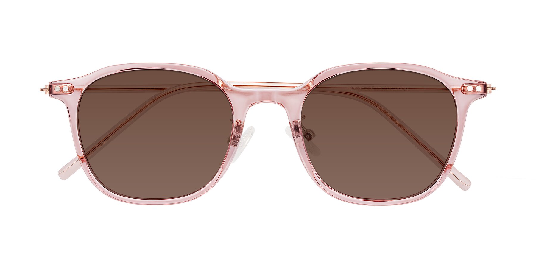 Folded Front of Bicknell in Light Wine with Brown Tinted Lenses