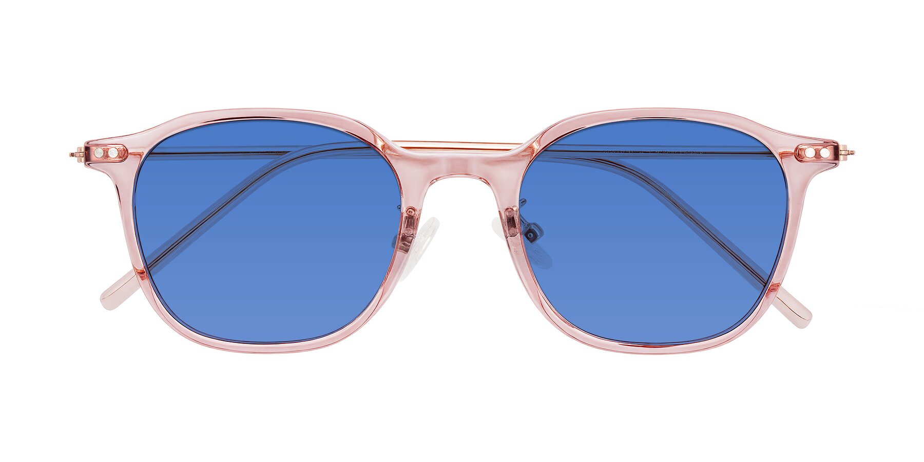 Folded Front of Bicknell in Light Wine with Blue Tinted Lenses