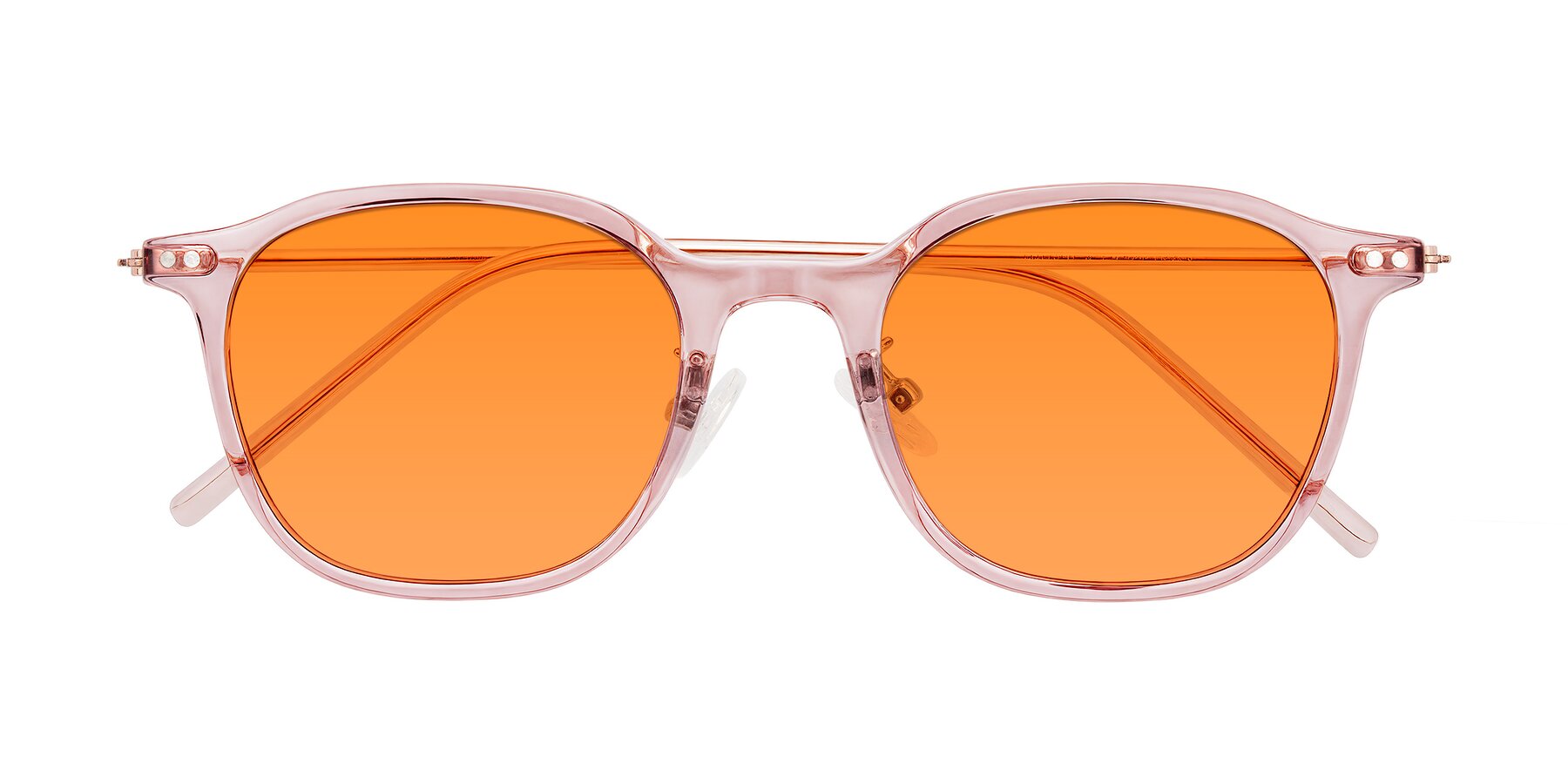 Folded Front of Bicknell in Light Wine with Orange Tinted Lenses