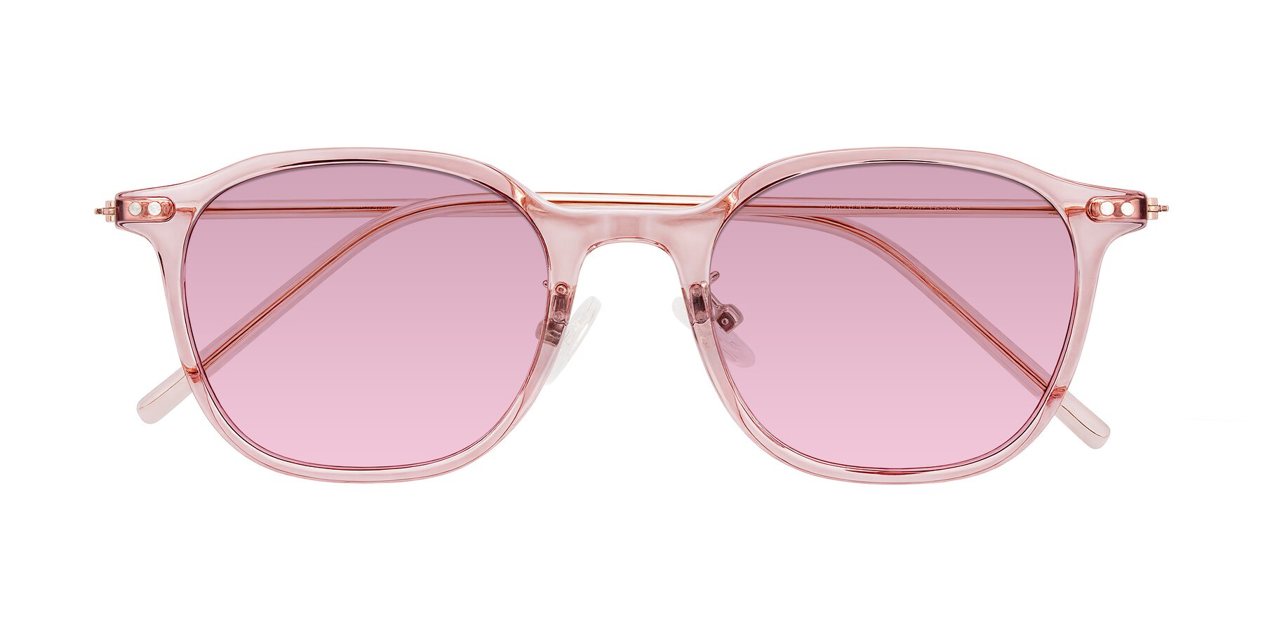 Folded Front of Bicknell in Light Wine with Light Wine Tinted Lenses