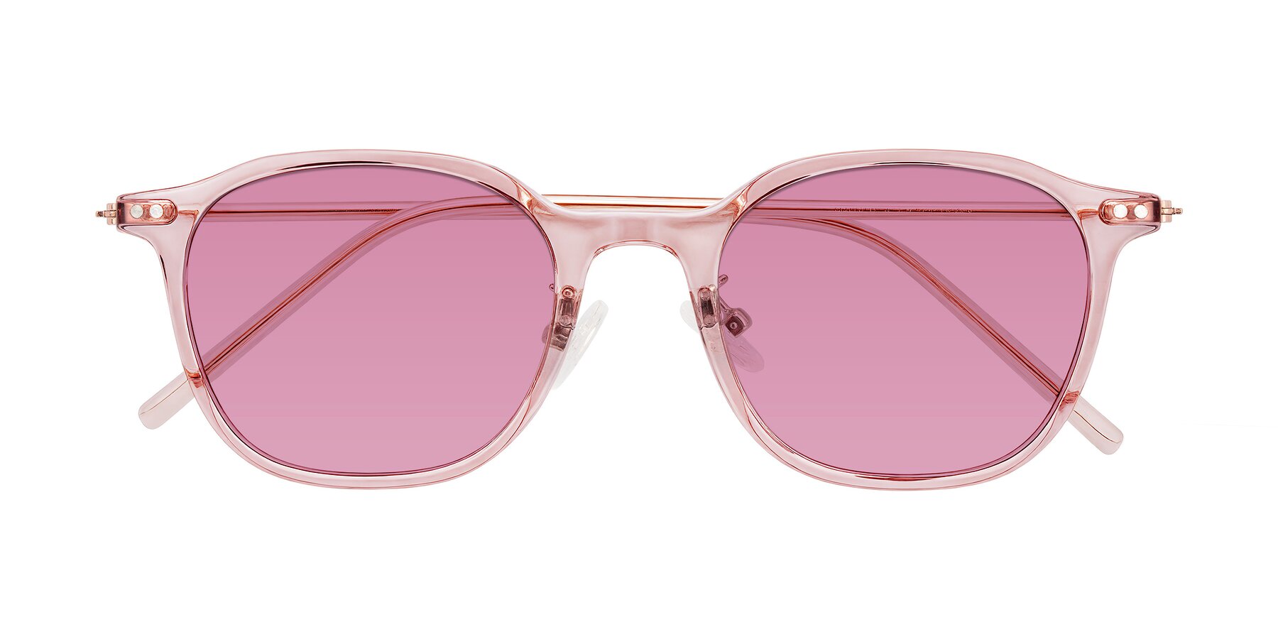 Folded Front of Bicknell in Light Wine with Medium Wine Tinted Lenses