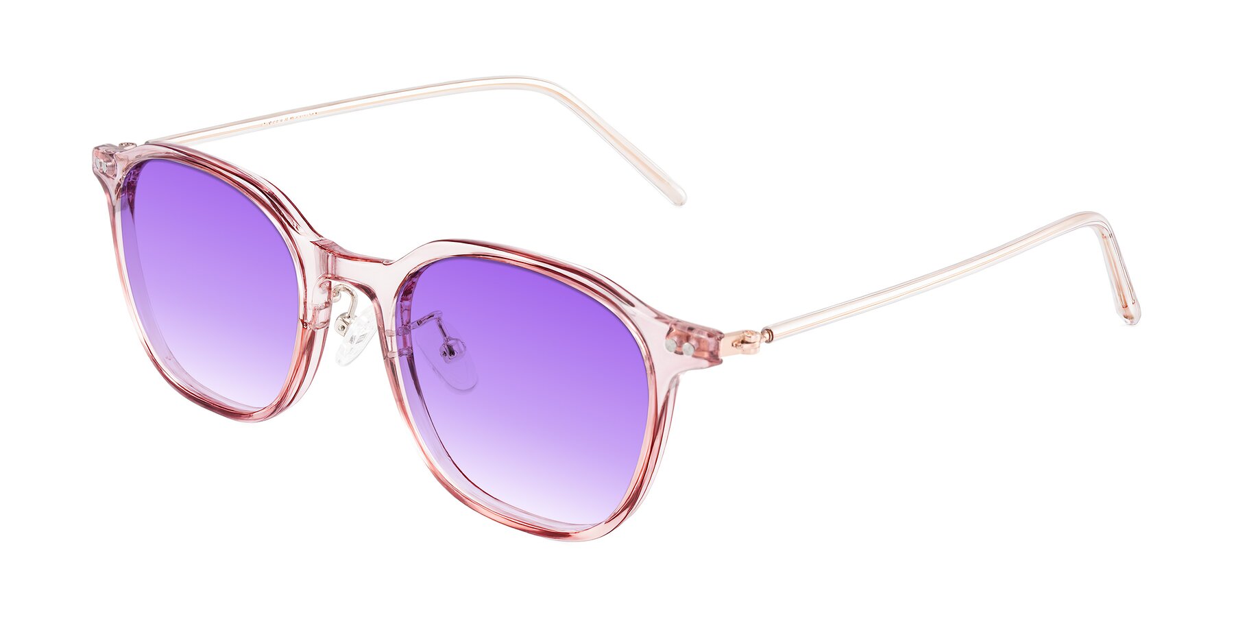 Angle of Bicknell in Light Wine with Purple Gradient Lenses