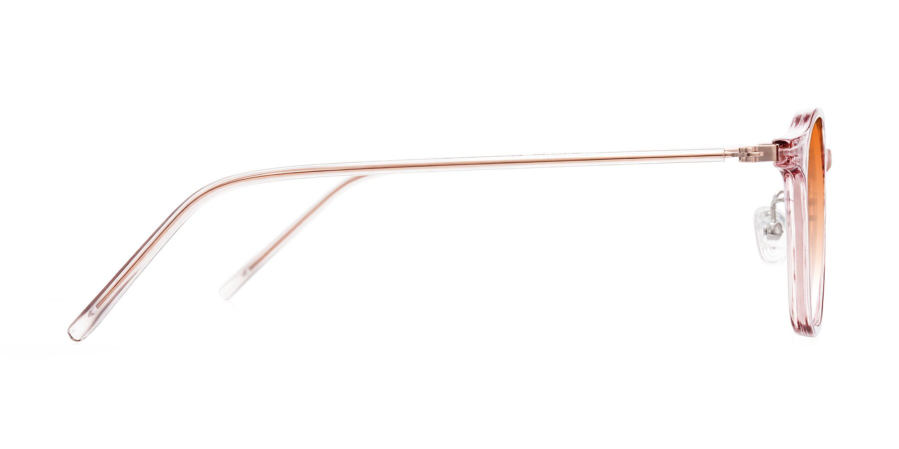 Side of Bicknell in Light Wine with Orange Gradient Lenses