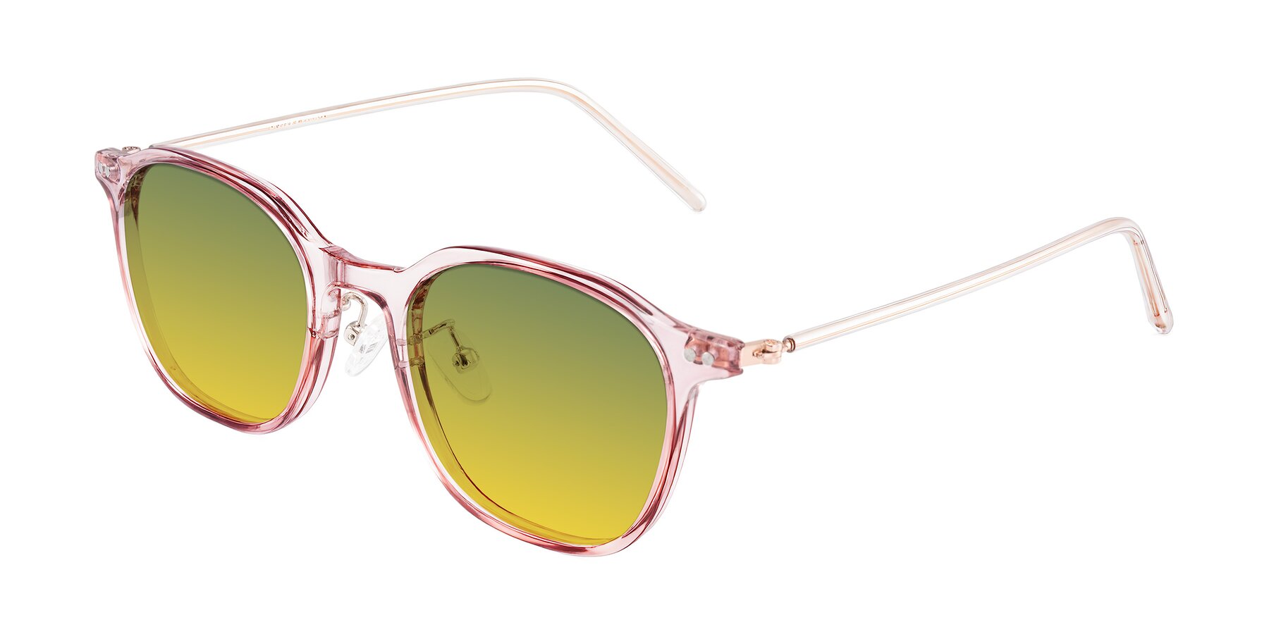 Angle of Bicknell in Light Wine with Green / Yellow Gradient Lenses