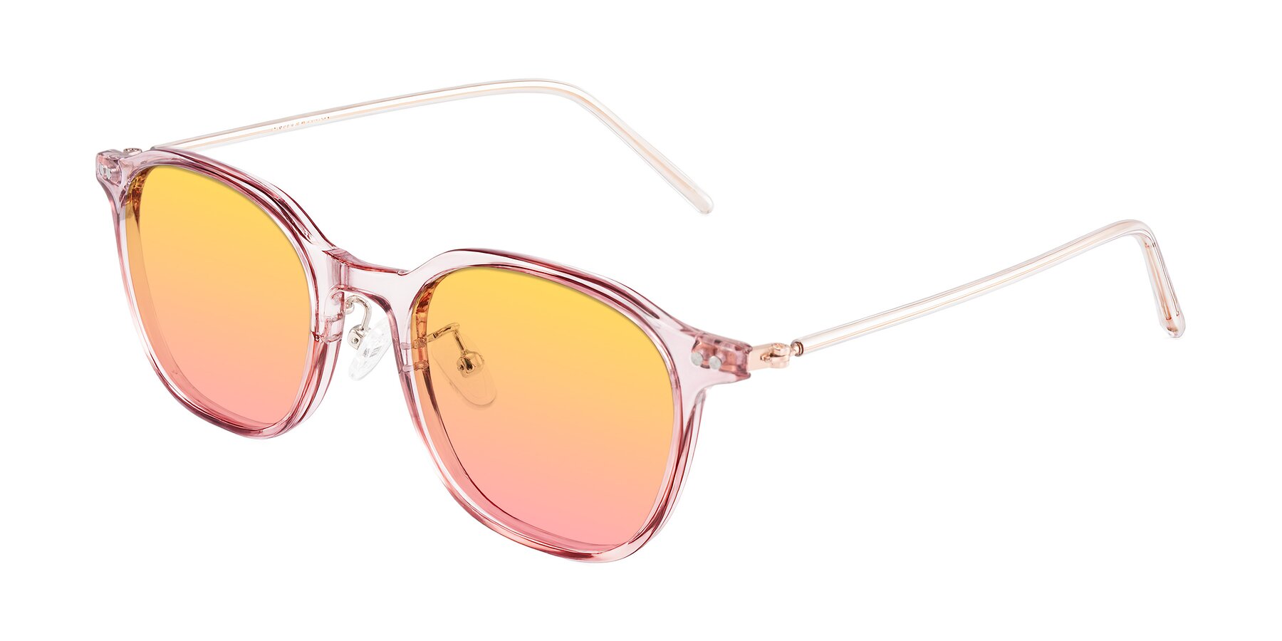 Angle of Bicknell in Light Wine with Yellow / Pink Gradient Lenses