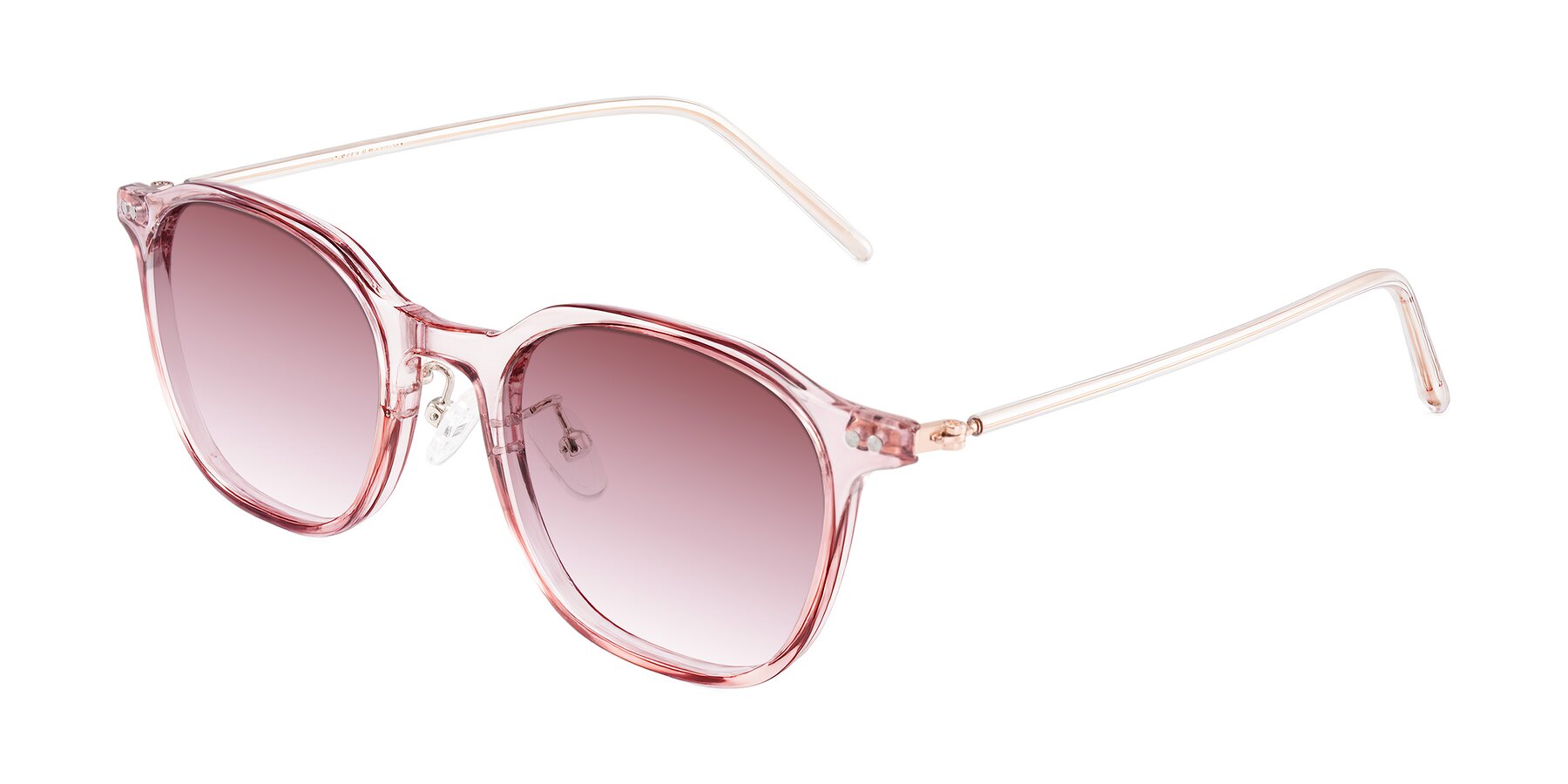 Angle of Bicknell in Light Wine with Garnet Gradient Lenses