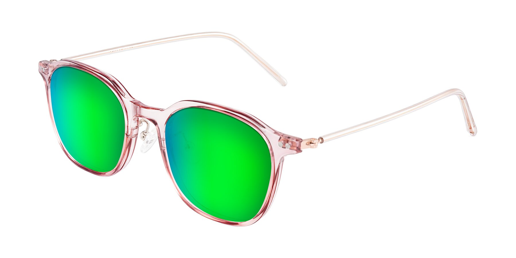 Angle of Bicknell in Light Wine with Green Mirrored Lenses