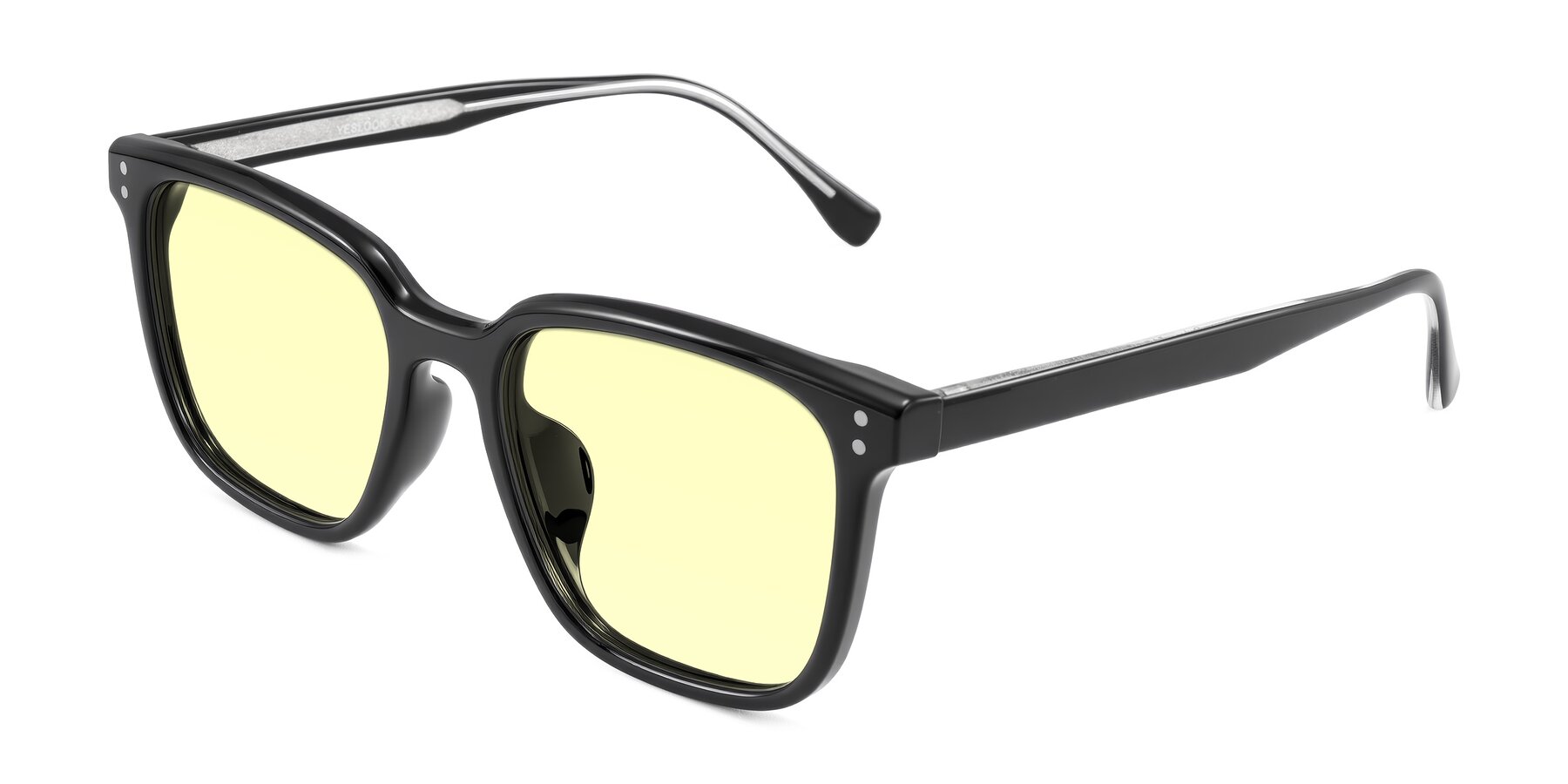 Angle of Ordoyo in Black with Light Yellow Tinted Lenses