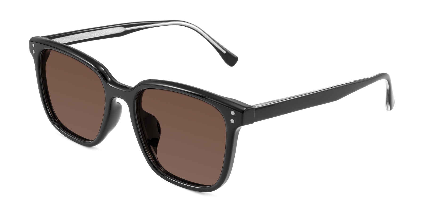 Angle of Ordoyo in Black with Brown Tinted Lenses