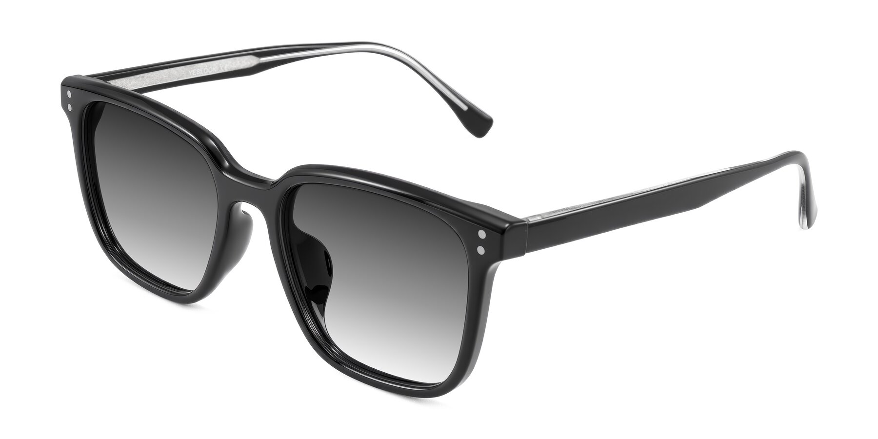 Angle of Ordoyo in Black with Gray Gradient Lenses