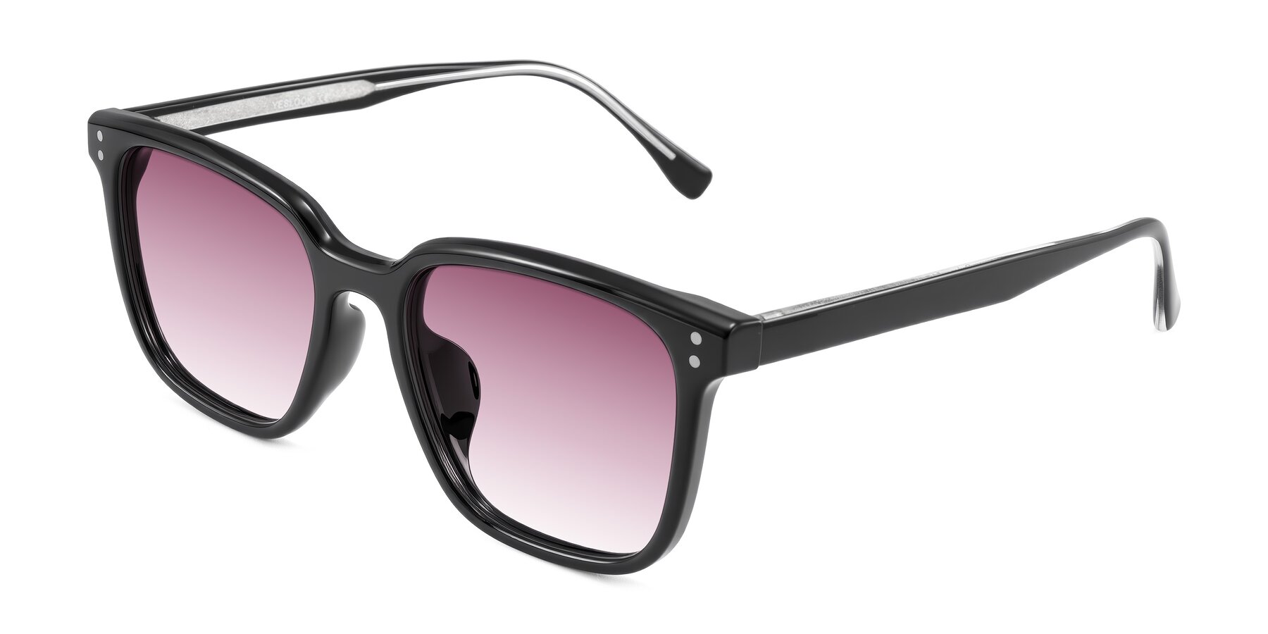 Angle of Ordoyo in Black with Wine Gradient Lenses