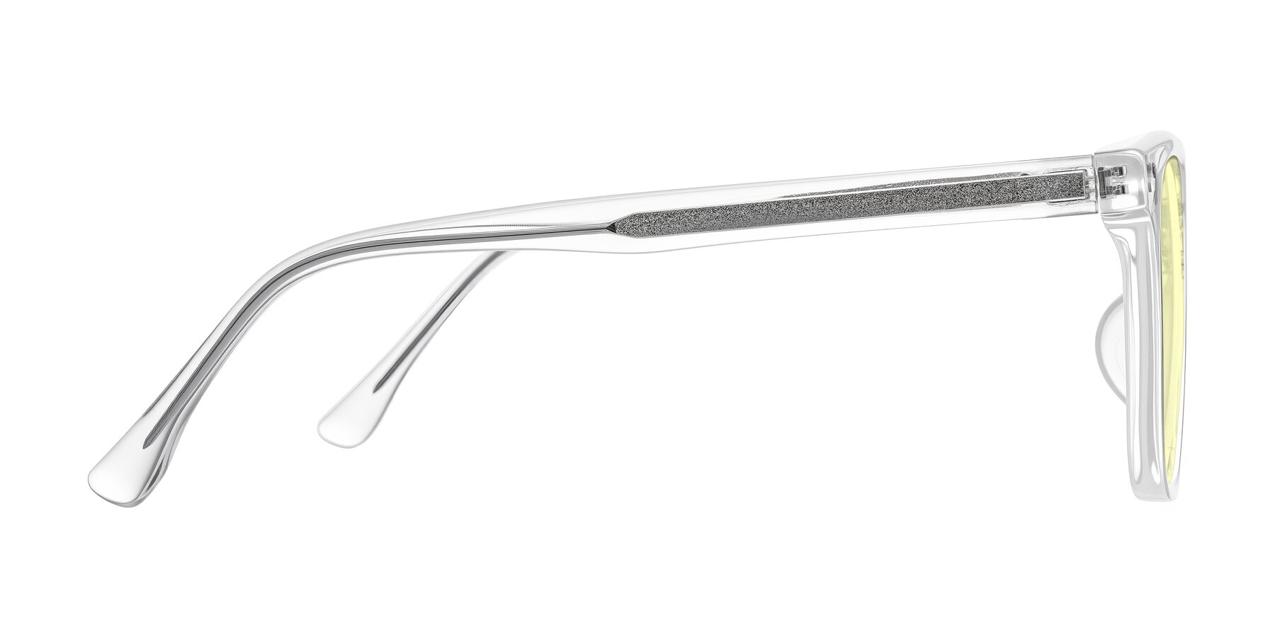 Side of Ordoyo in Clear with Light Yellow Tinted Lenses