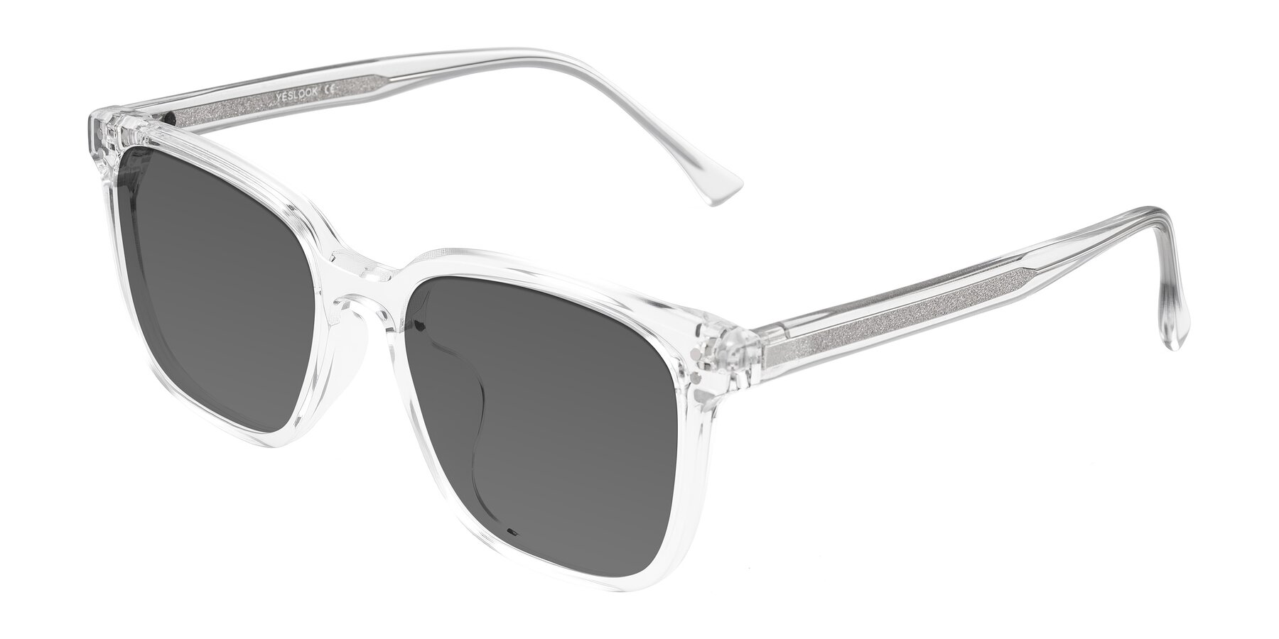 Angle of Ordoyo in Clear with Medium Gray Tinted Lenses