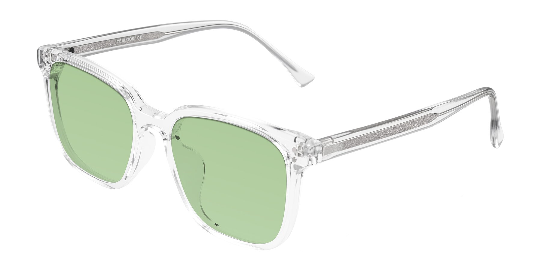 Angle of Ordoyo in Clear with Medium Green Tinted Lenses