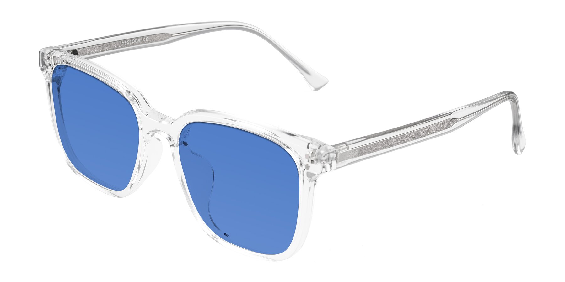 Angle of Ordoyo in Clear with Blue Tinted Lenses