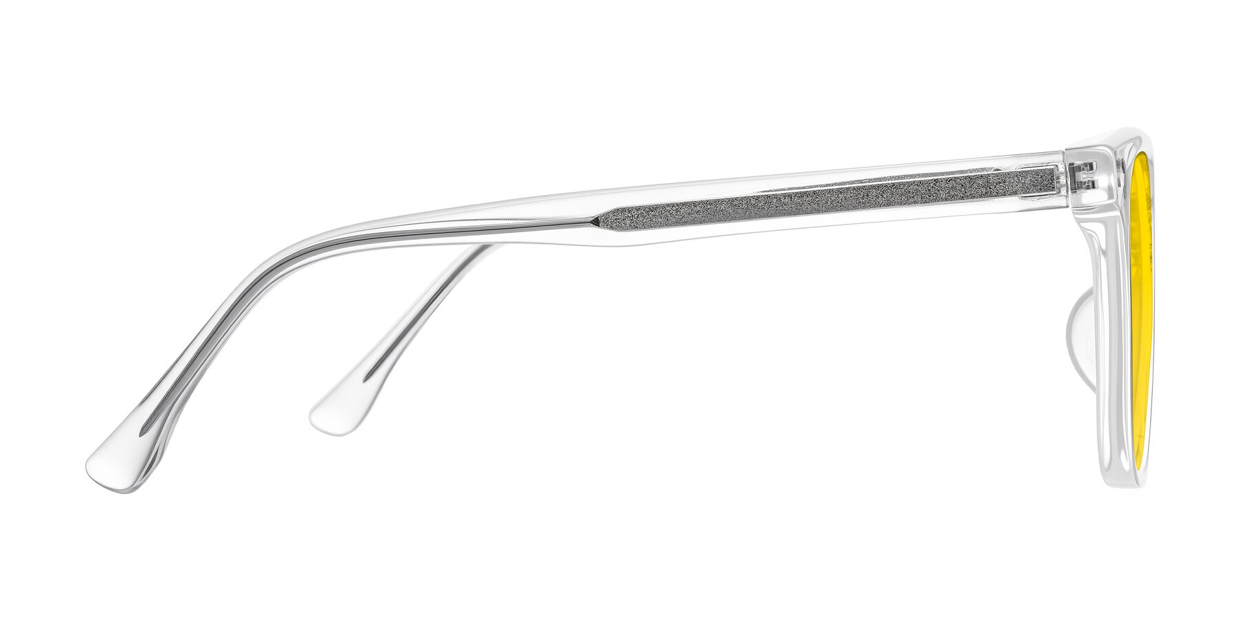 Side of Ordoyo in Clear with Yellow Tinted Lenses