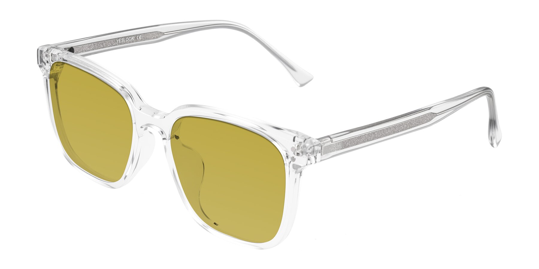 Angle of Ordoyo in Clear with Champagne Tinted Lenses