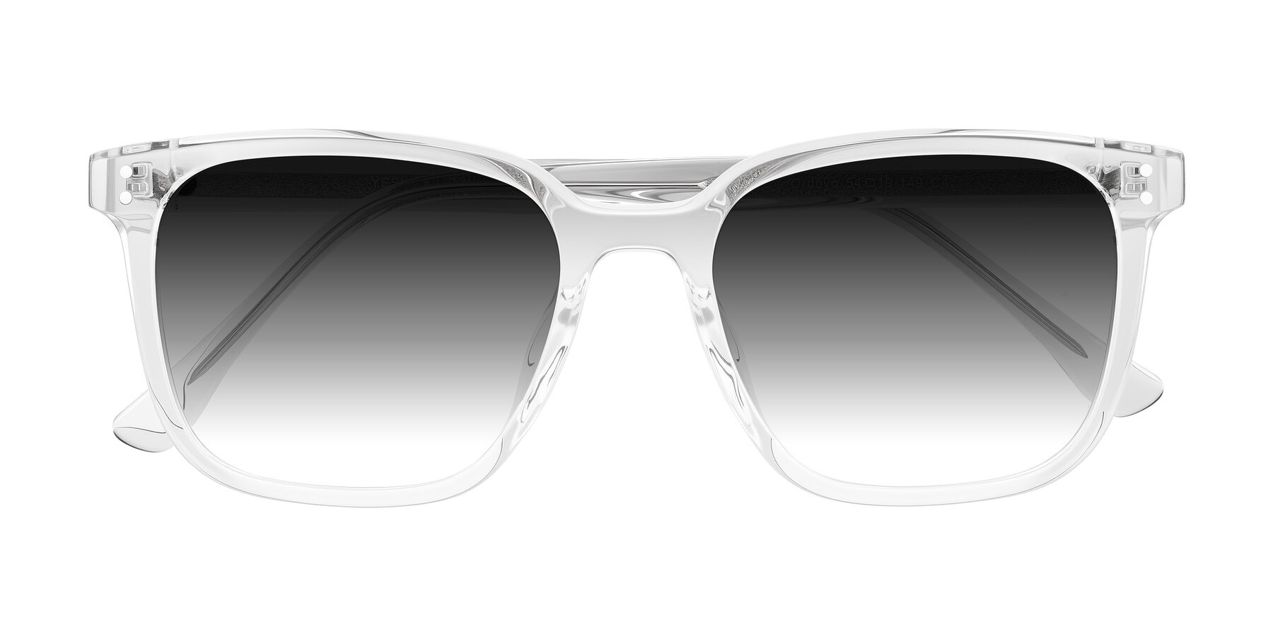 Folded Front of Ordoyo in Clear with Gray Gradient Lenses