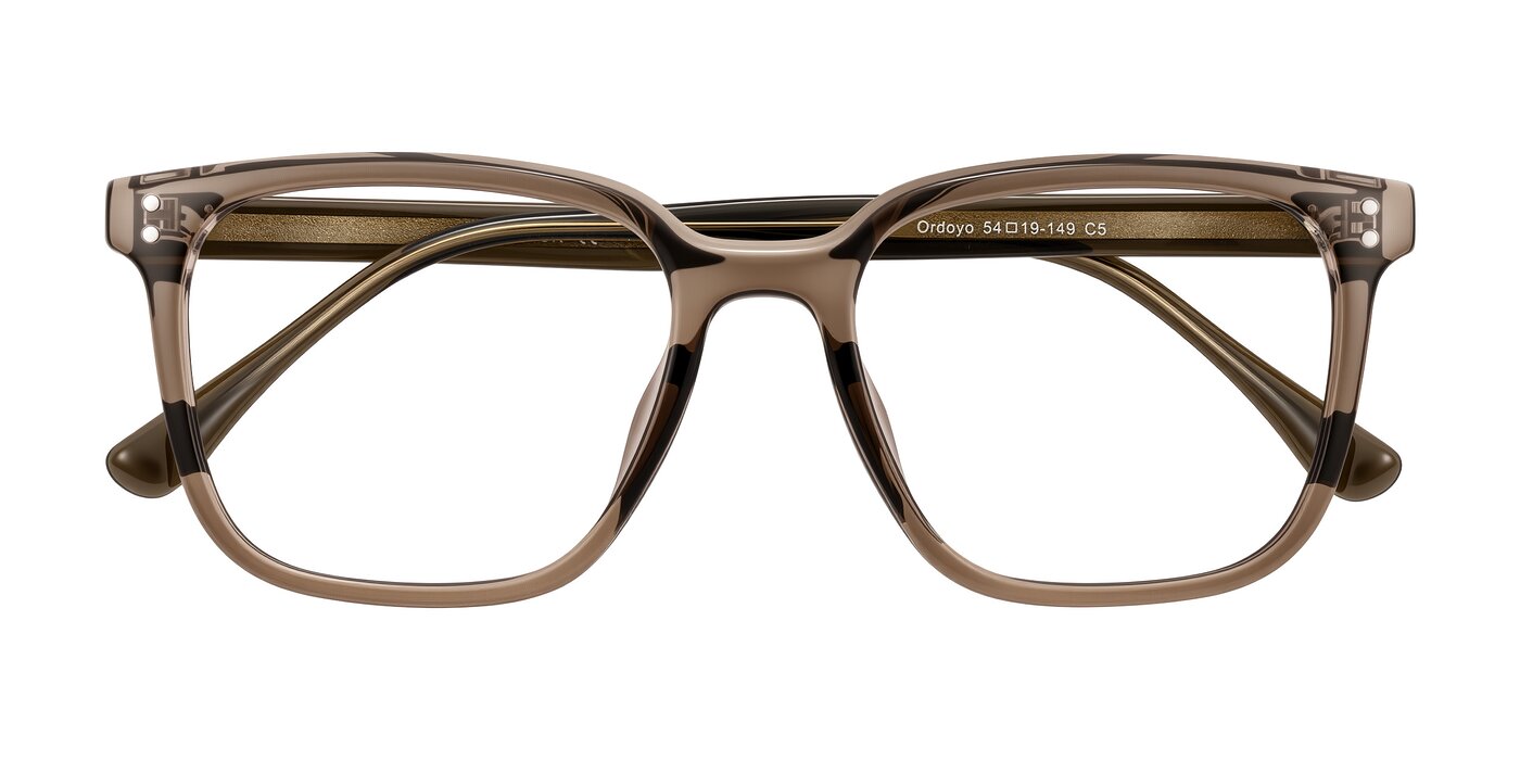 Ordoyo - Transparent Brown Eyeglasses