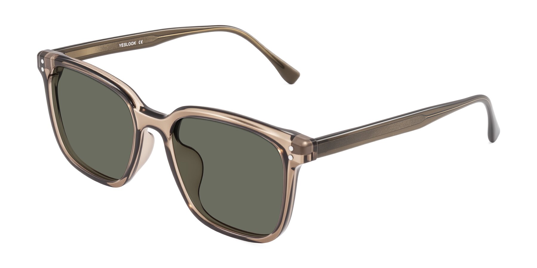 Angle of Ordoyo in Transparent Brown with Gray Polarized Lenses