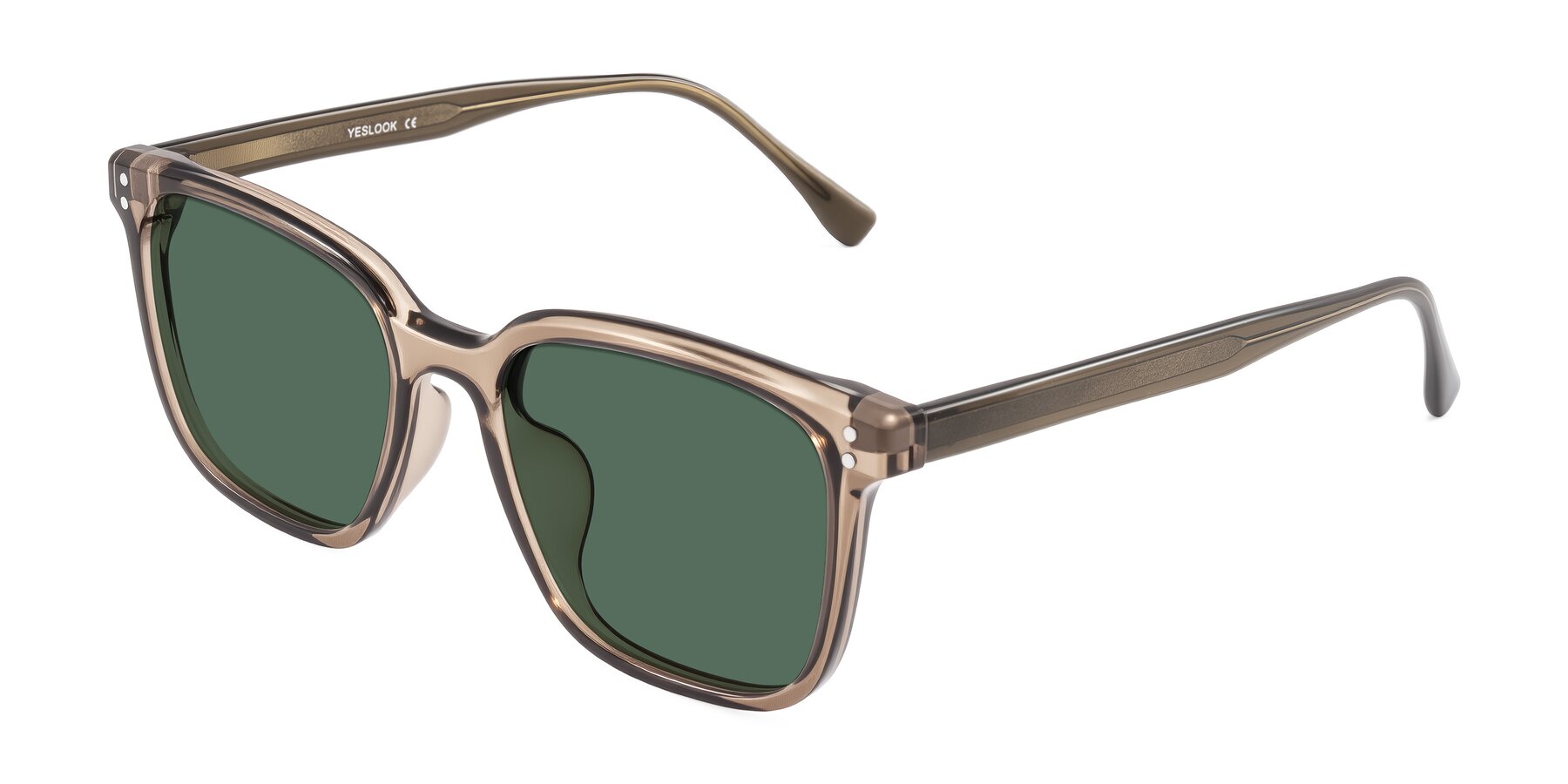 Angle of Ordoyo in Transparent Brown with Green Polarized Lenses