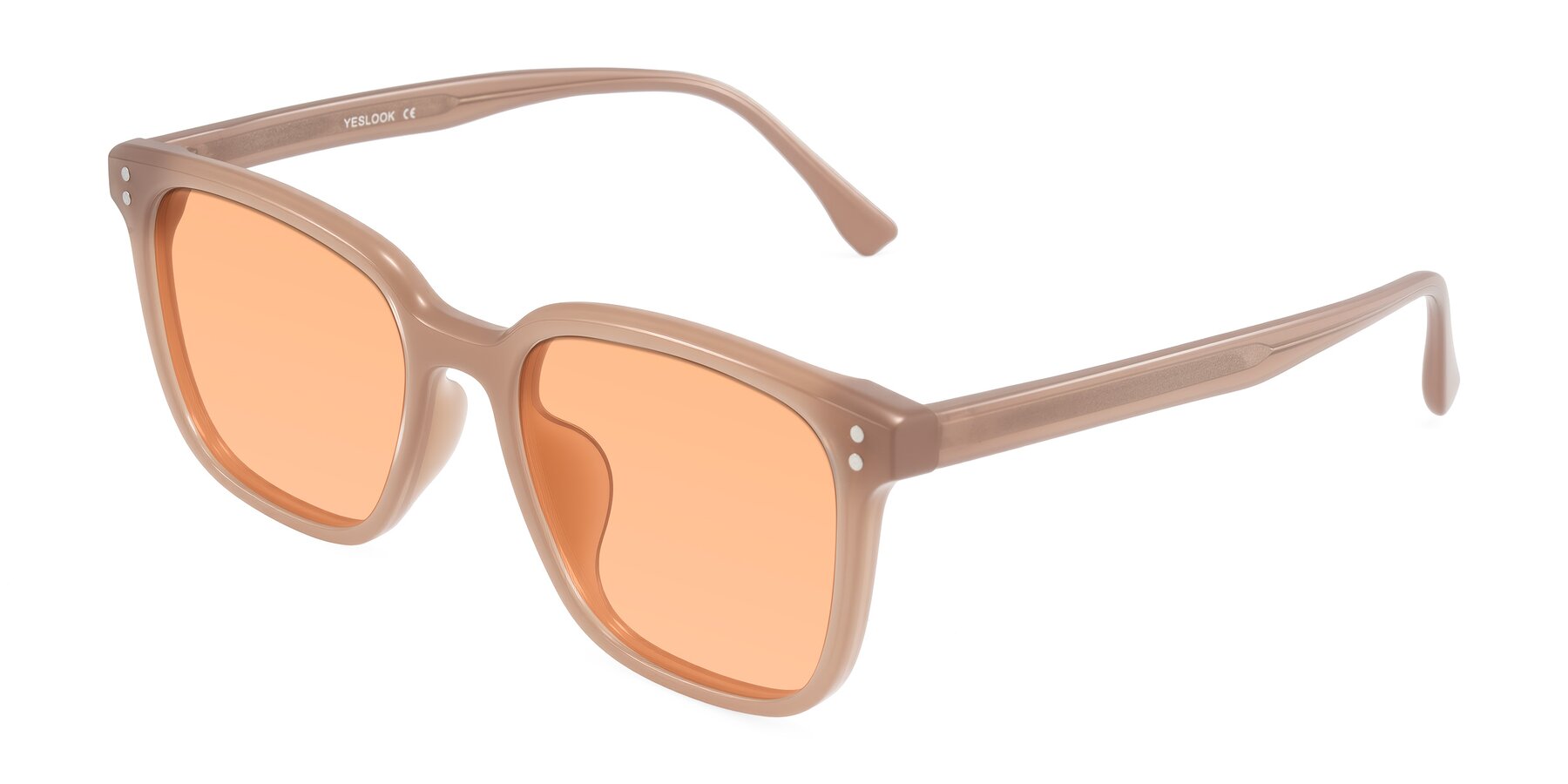 Angle of Ordoyo in Chestnut with Light Orange Tinted Lenses