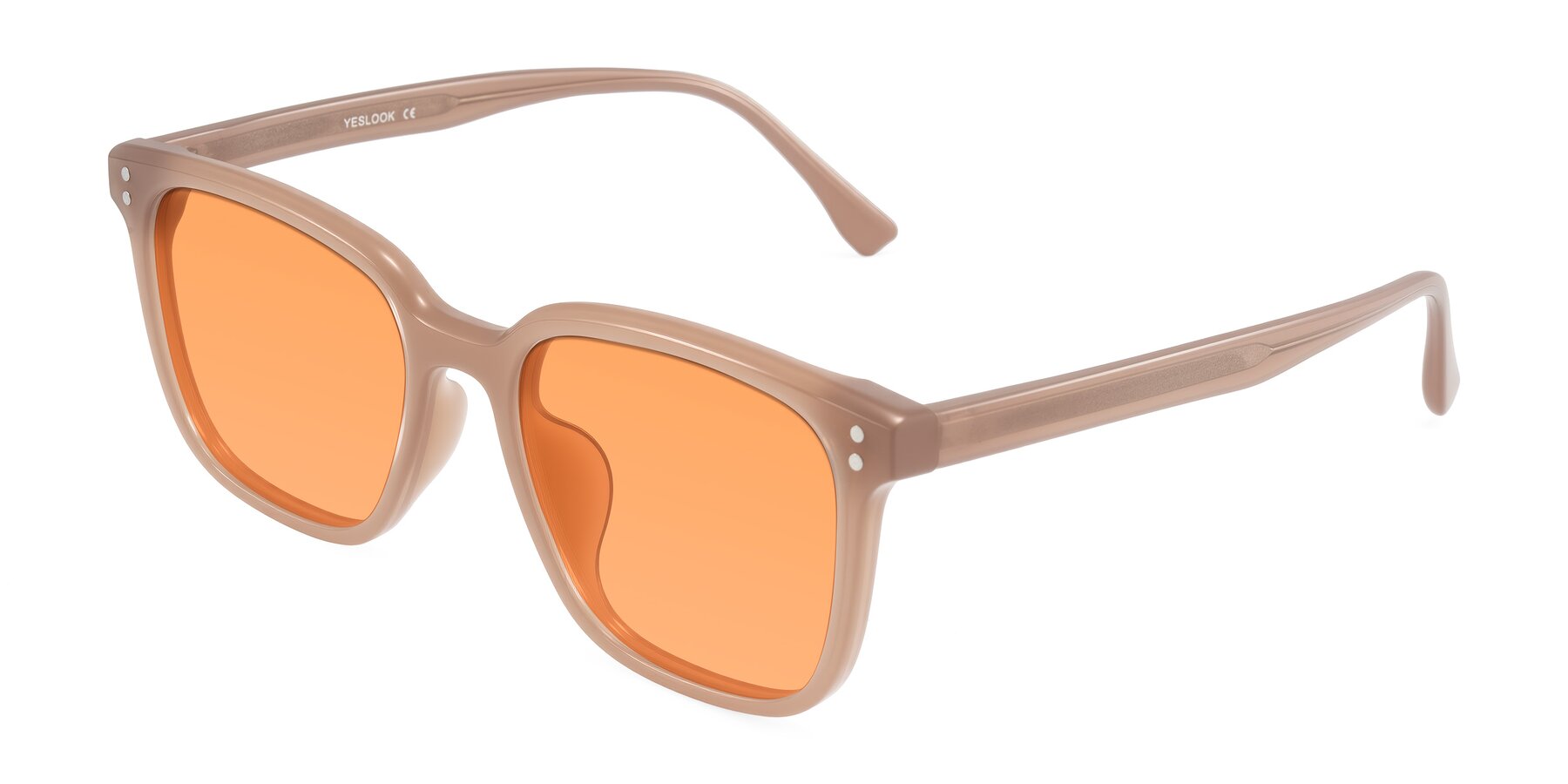 Angle of Ordoyo in Chestnut with Medium Orange Tinted Lenses