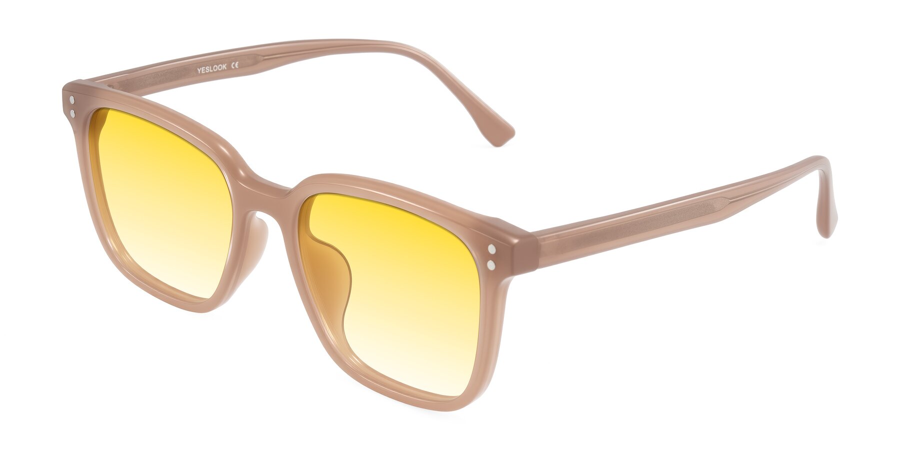 Angle of Ordoyo in Chestnut with Yellow Gradient Lenses