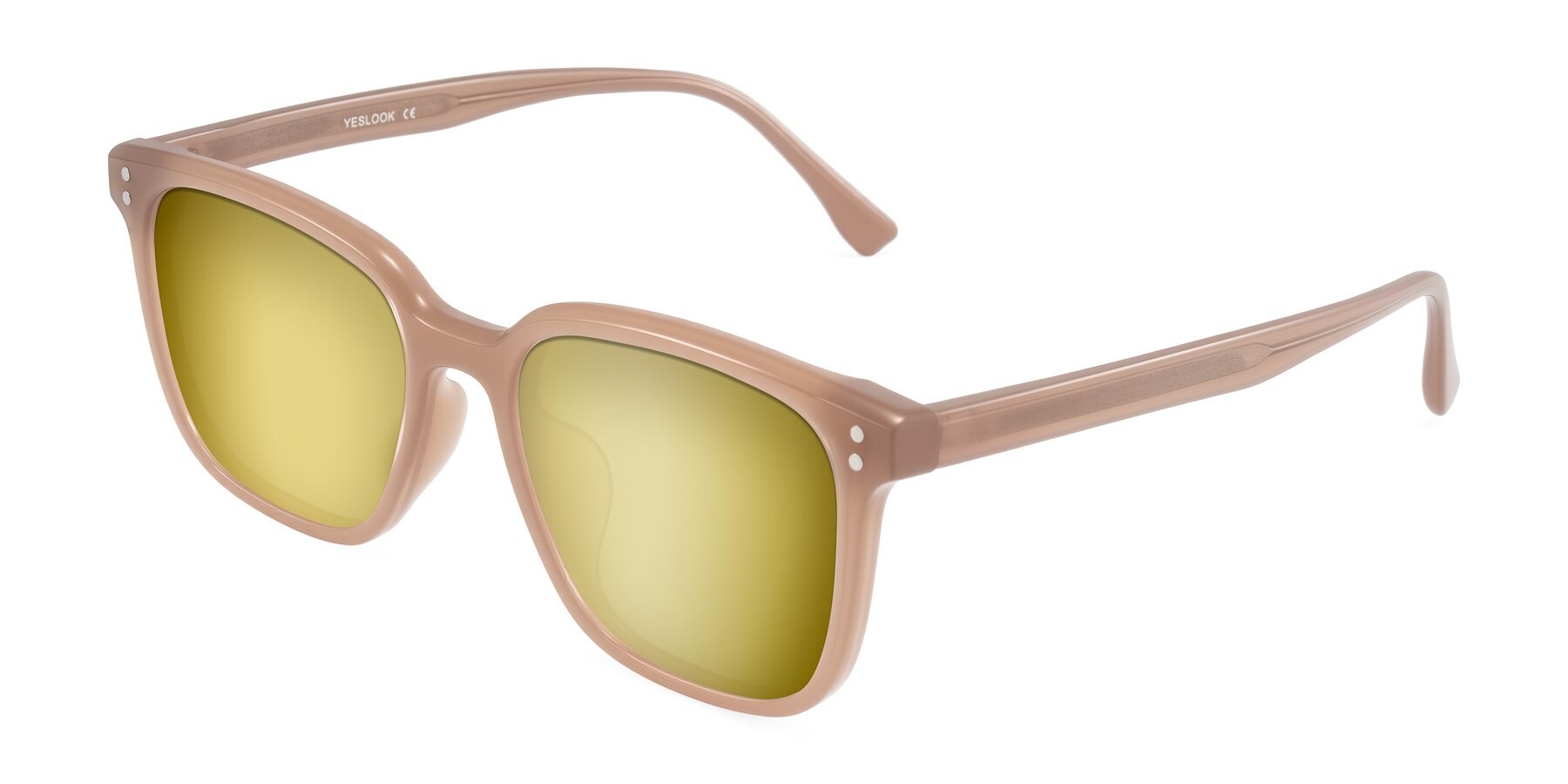 Angle of Ordoyo in Chestnut with Gold Mirrored Lenses