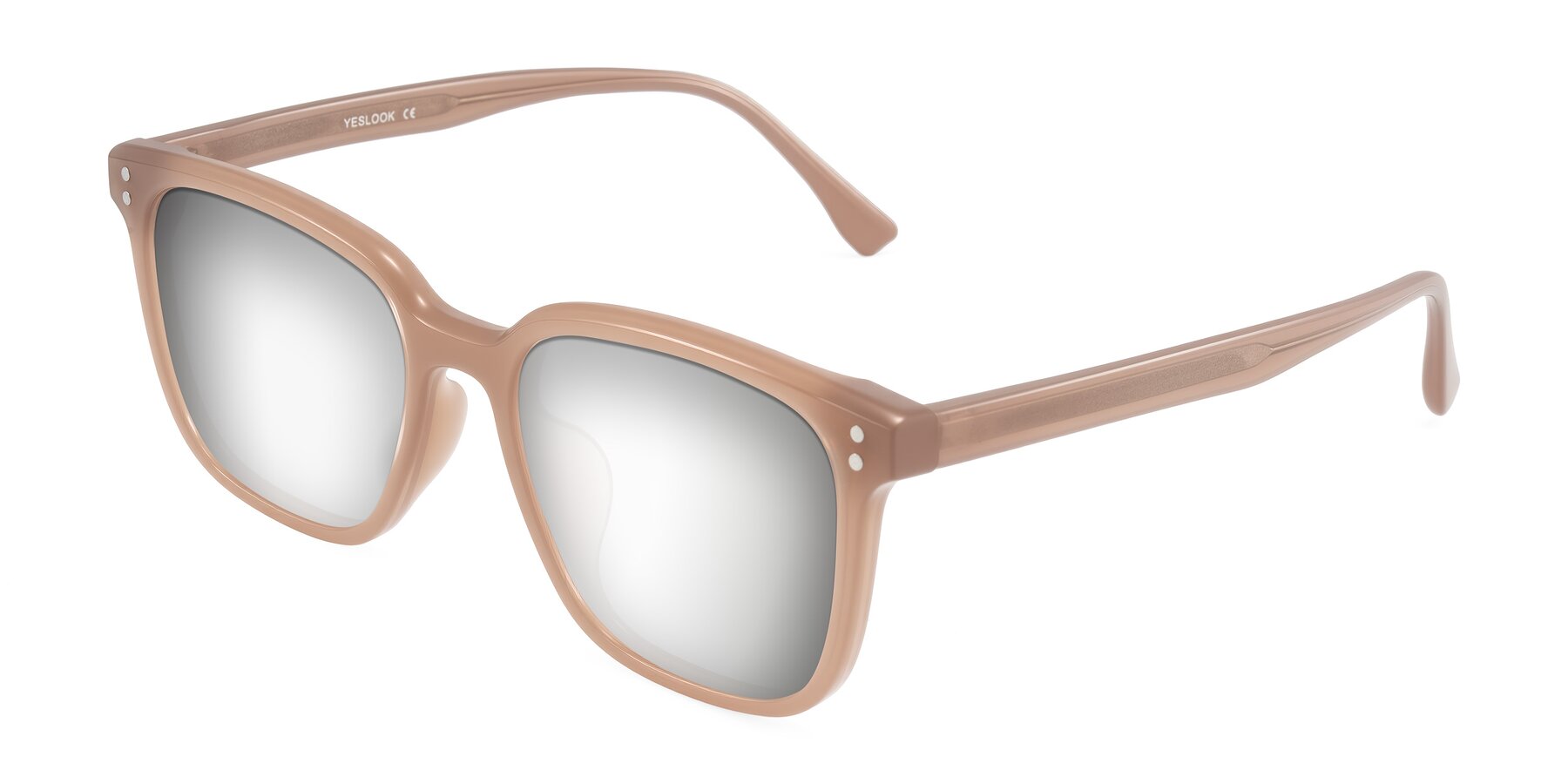 Angle of Ordoyo in Chestnut with Silver Mirrored Lenses