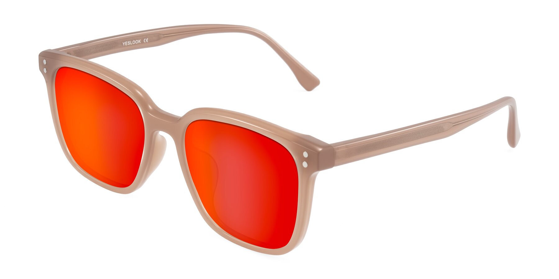 Angle of Ordoyo in Chestnut with Red Gold Mirrored Lenses