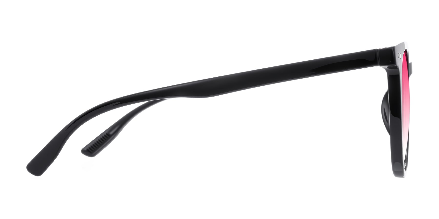 Side of Pizarro in Black with Pink Gradient Lenses