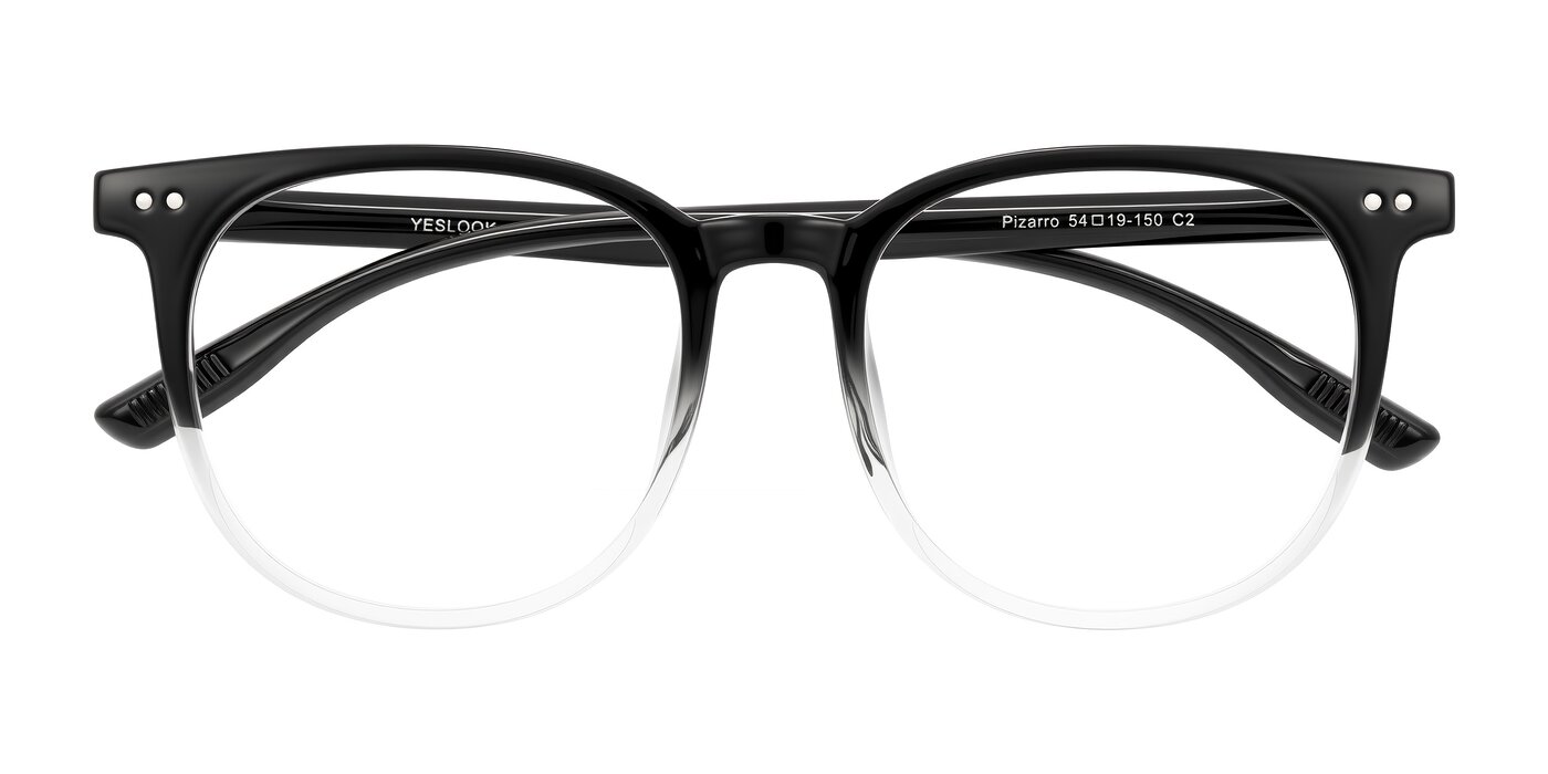 Pizarro - Gradient Black/Clear Eyeglasses
