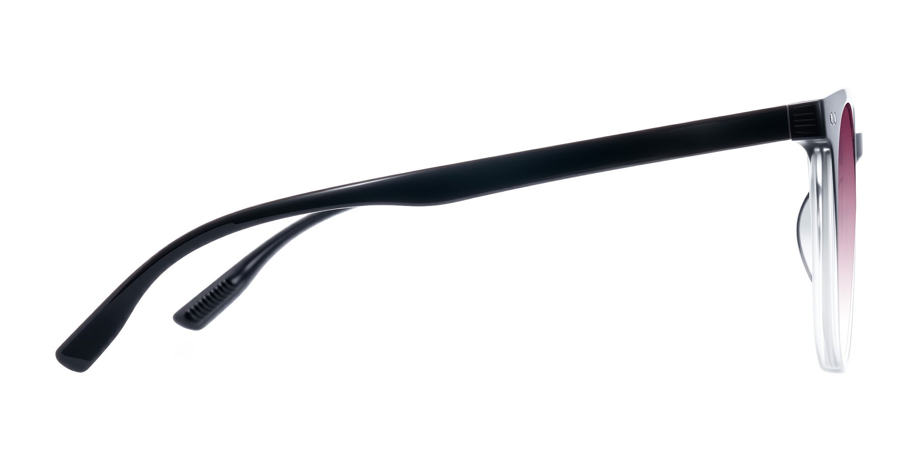 Side of Pizarro in Gradient Black/Clear with Wine Gradient Lenses