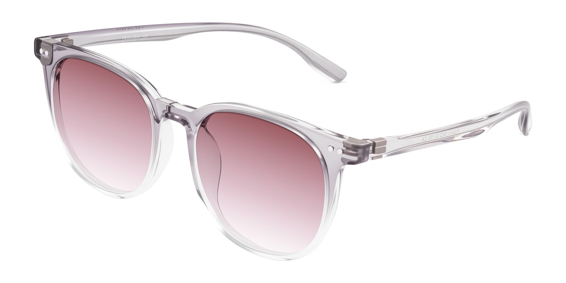 Angle of Pizarro in Crystal Gray with Garnet Gradient Lenses