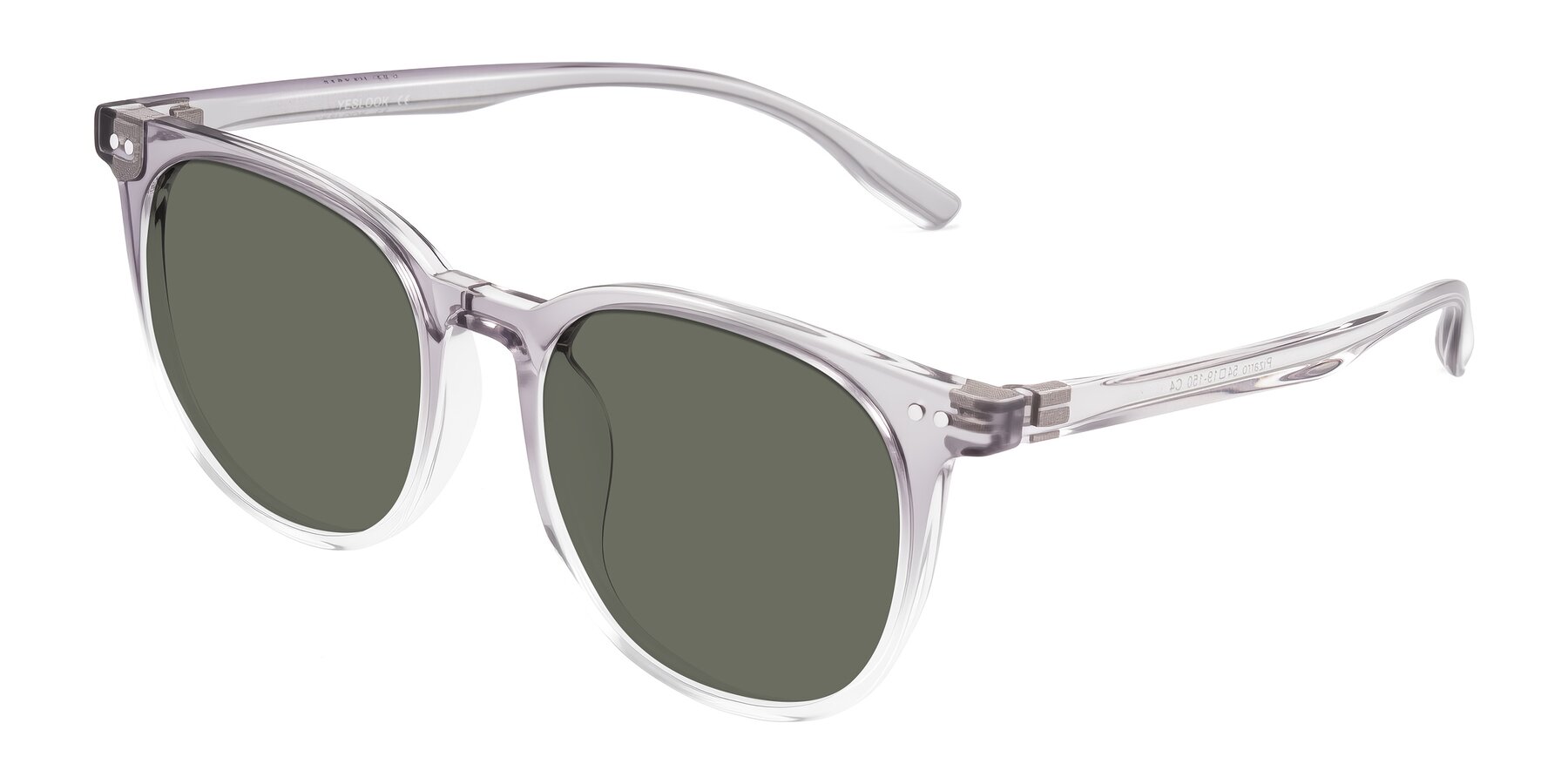 Angle of Pizarro in Crystal Gray with Gray Polarized Lenses