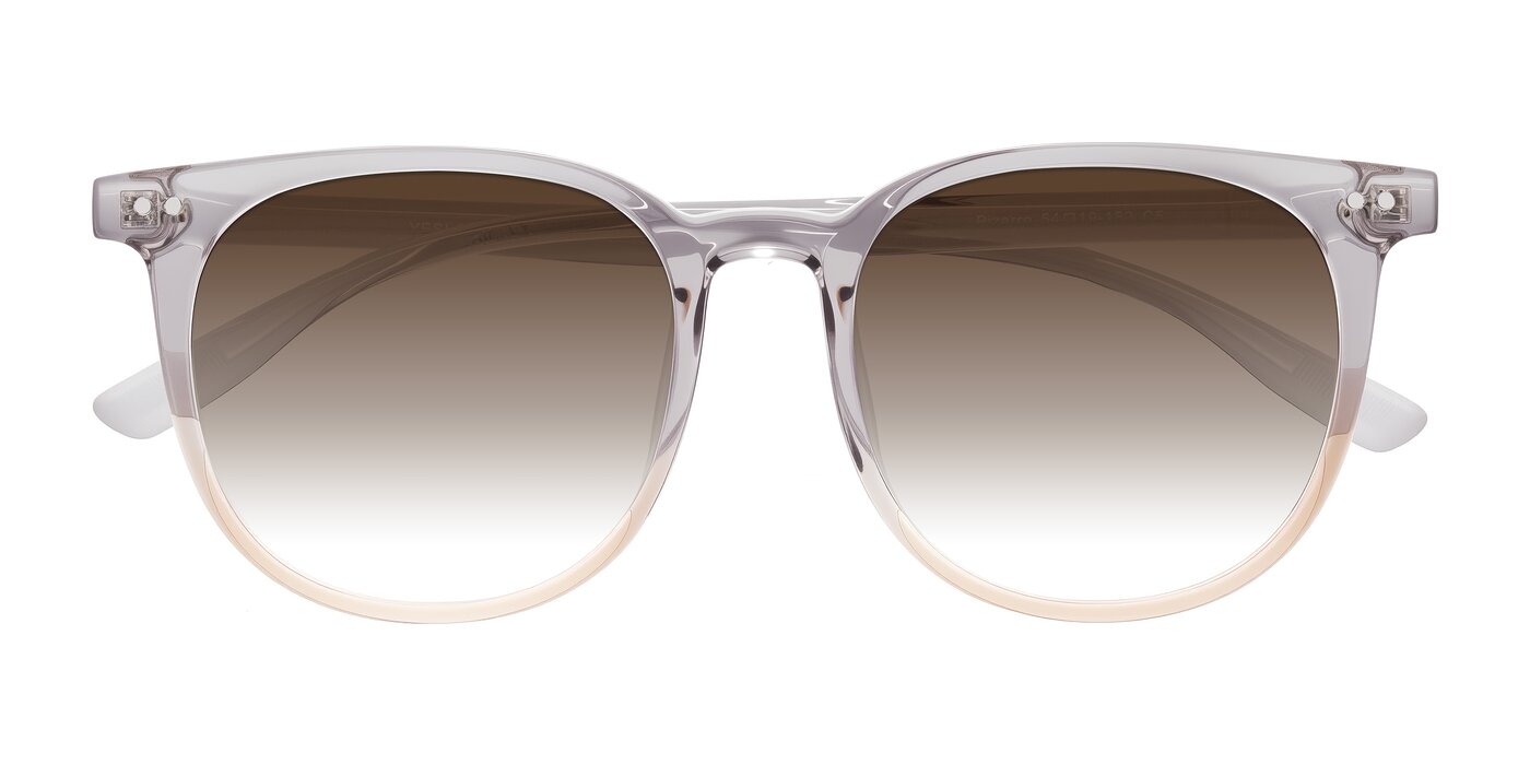 Pizarro - Crystal Gray/Champagne Gradient Sunglasses