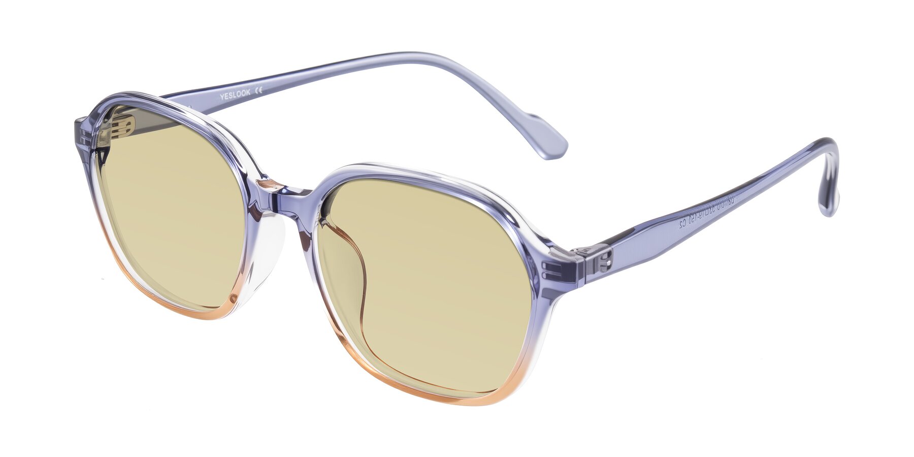 Angle of Banford in Crystal Indigo/Champagne with Light Champagne Tinted Lenses