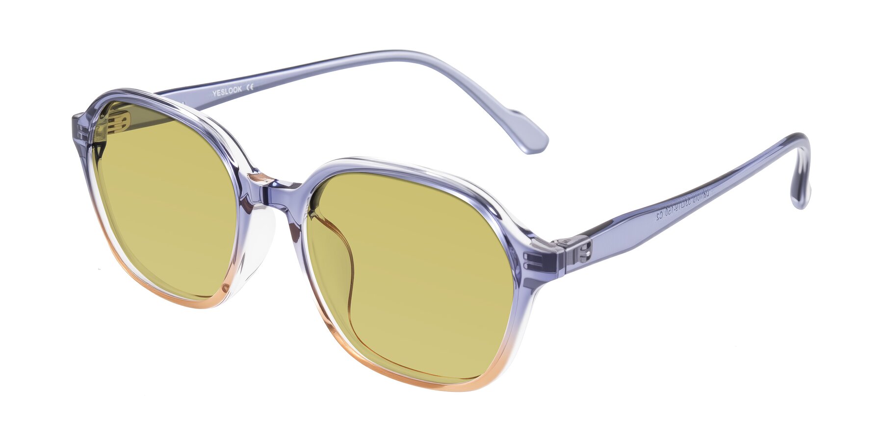 Angle of Banford in Crystal Indigo/Champagne with Medium Champagne Tinted Lenses