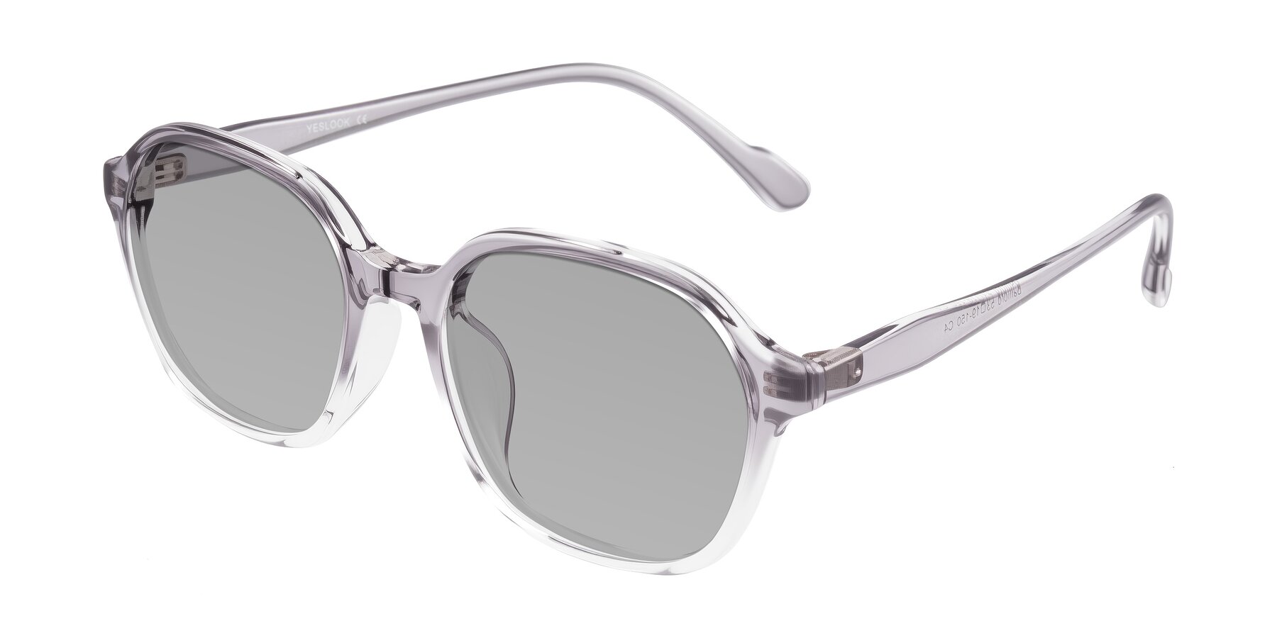 Angle of Banford in Crystal Gray with Light Gray Tinted Lenses