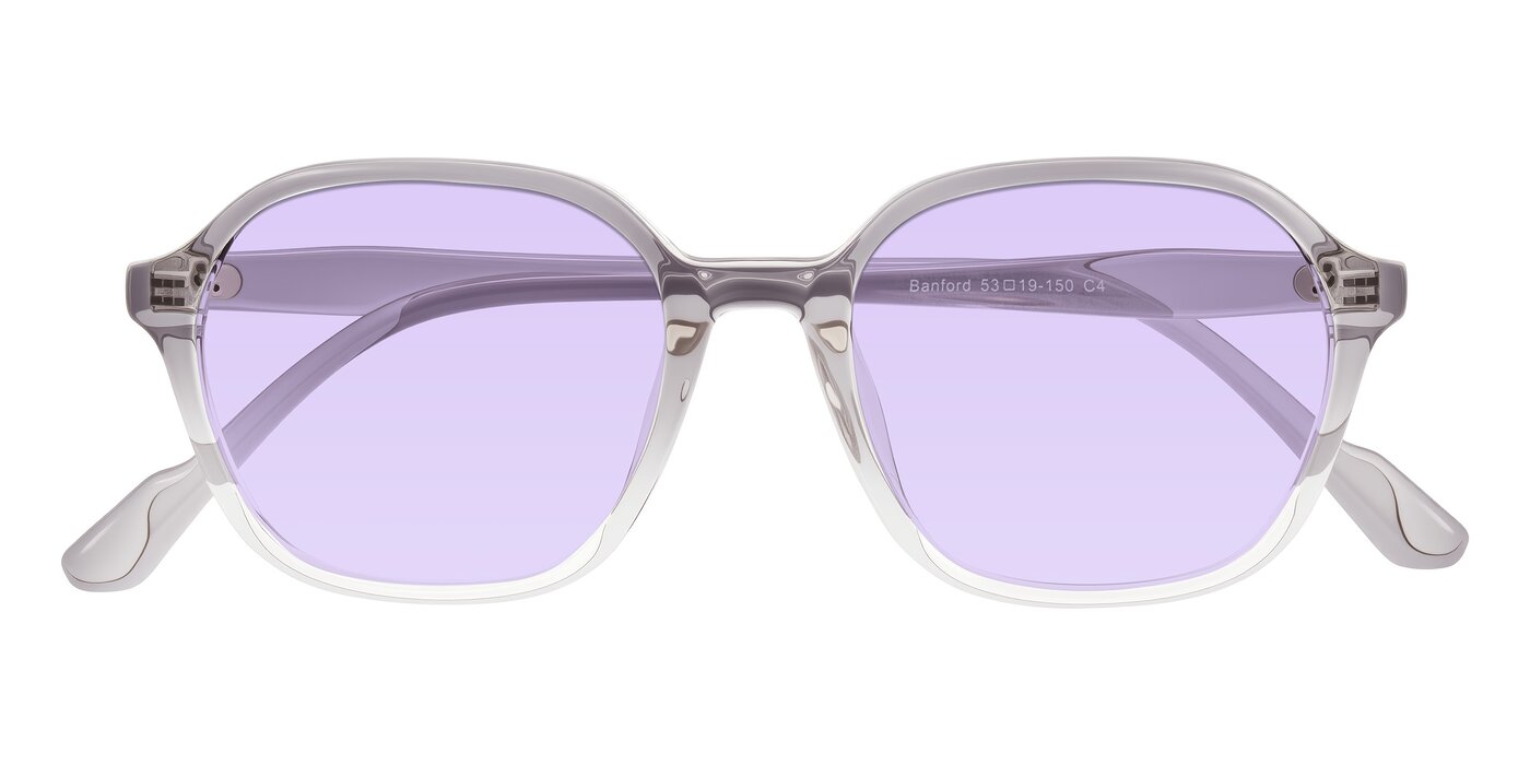 Banford - Crystal Gray Tinted Sunglasses