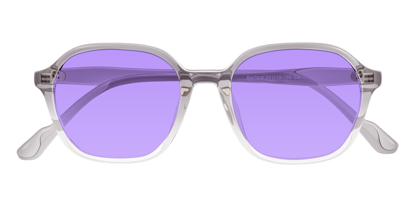 Banford - Crystal Gray Tinted Sunglasses
