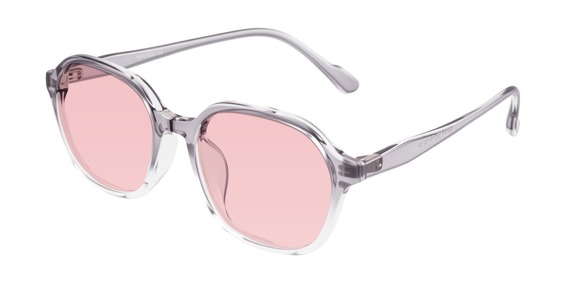 Angle of Banford in Crystal Gray with Light Garnet Tinted Lenses