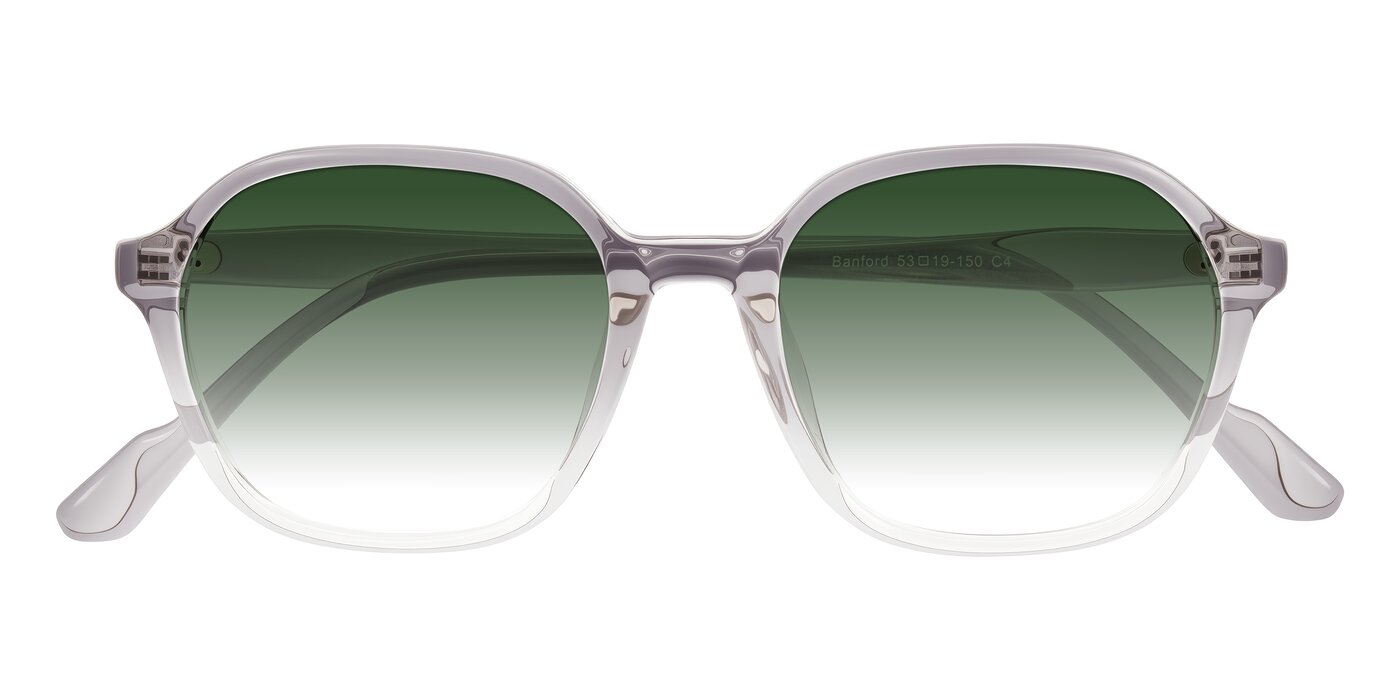 Banford - Crystal Gray Gradient Sunglasses
