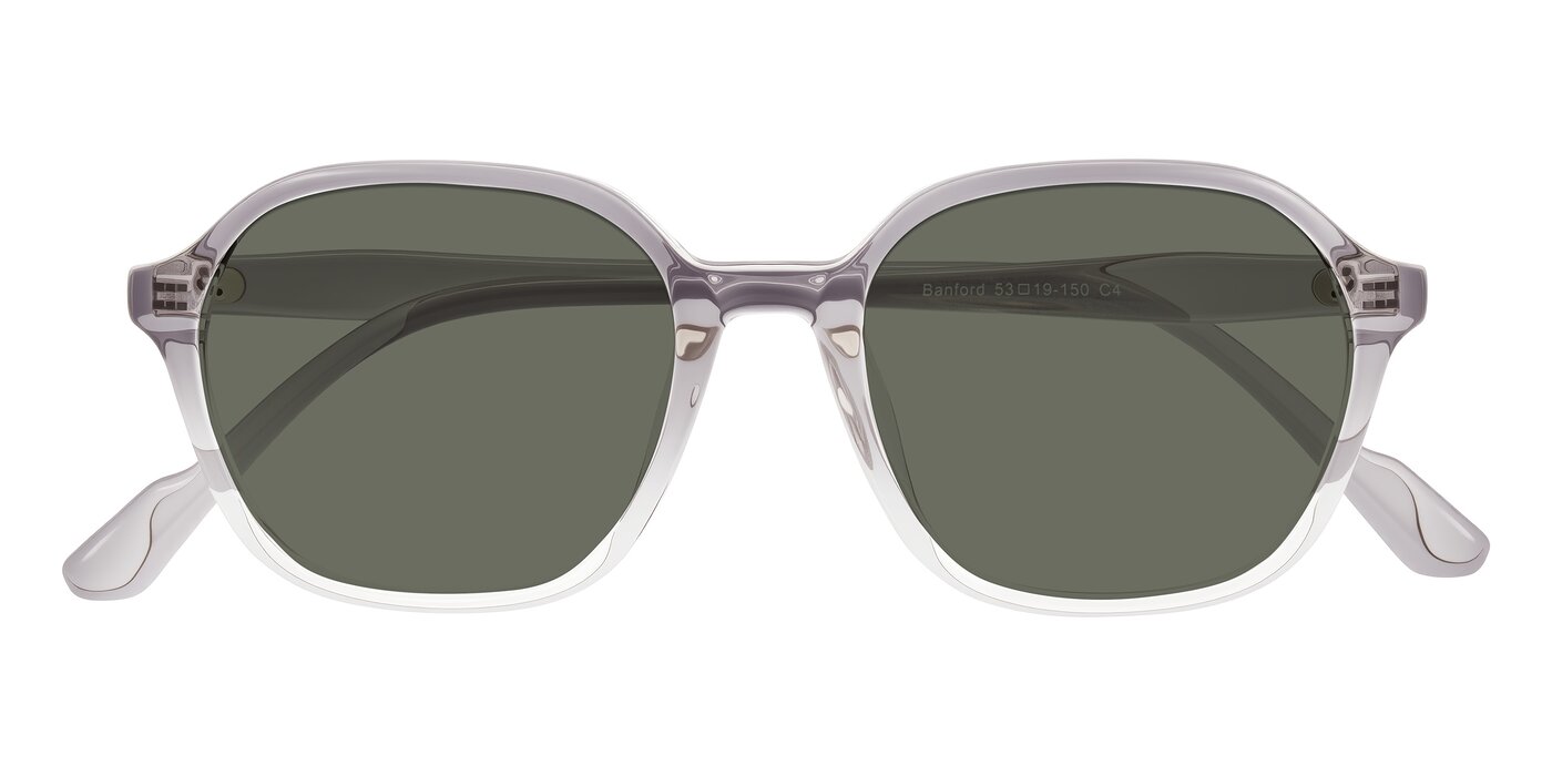 Banford - Crystal Gray Polarized Sunglasses