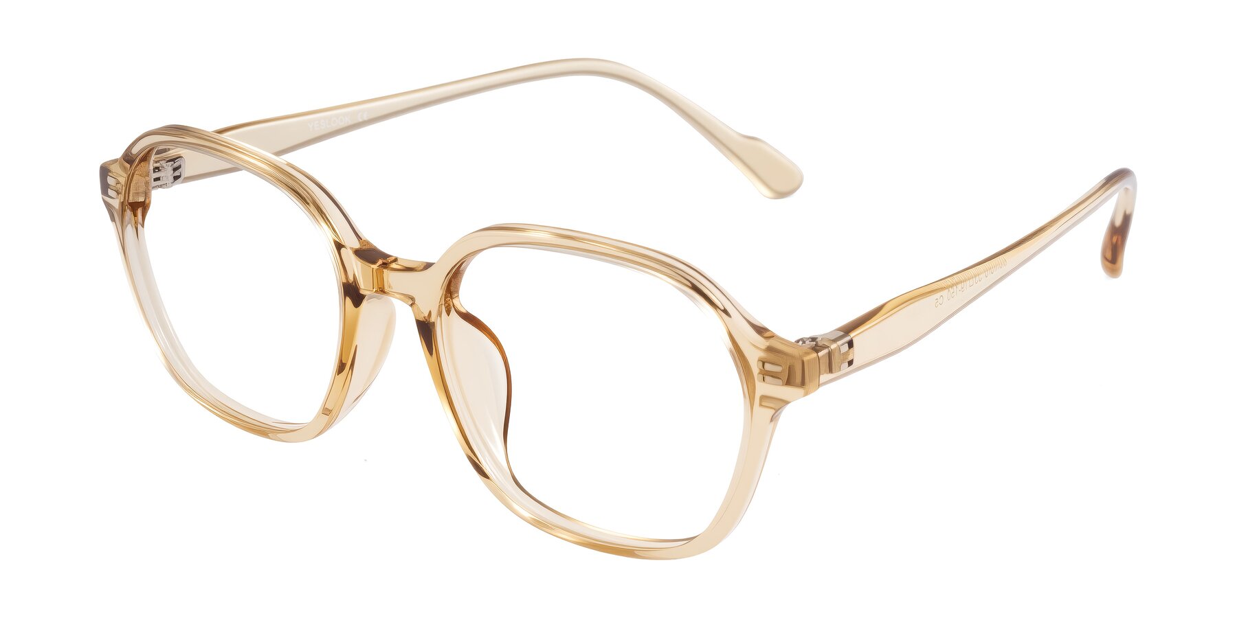 Angle of Banford in Champagne with Clear Eyeglass Lenses